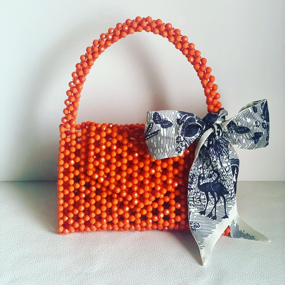 Beaded mini bag